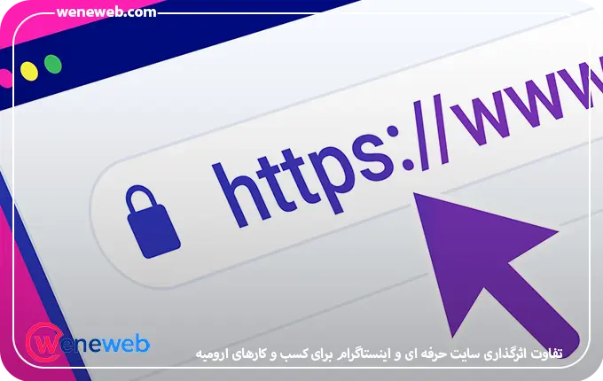 تفاوت اثرگذاری سایت حرفه ای و اینستاگرام برای کسب و کارهای ارومیه