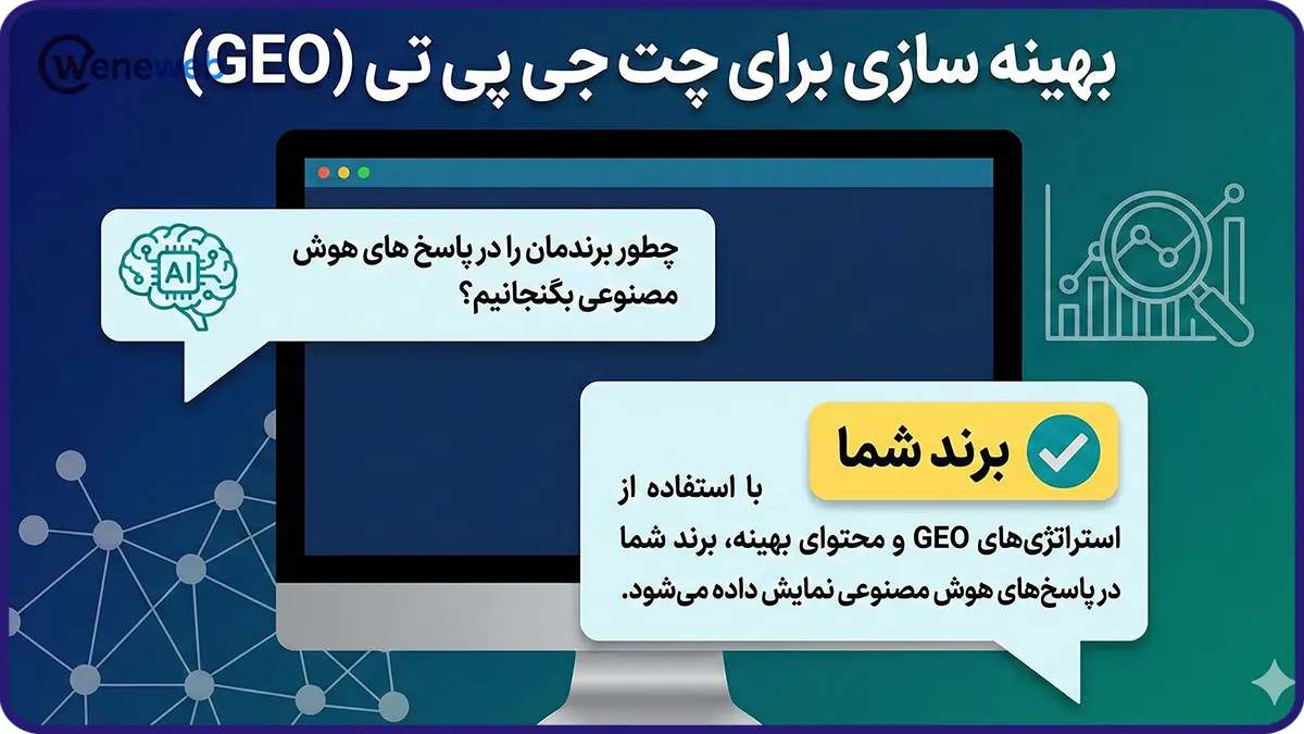 بهینه سازی برای چت جی پی تی (GEO): چطور برندمان را در پاسخ های هوش مصنوعی بگنجانیم؟