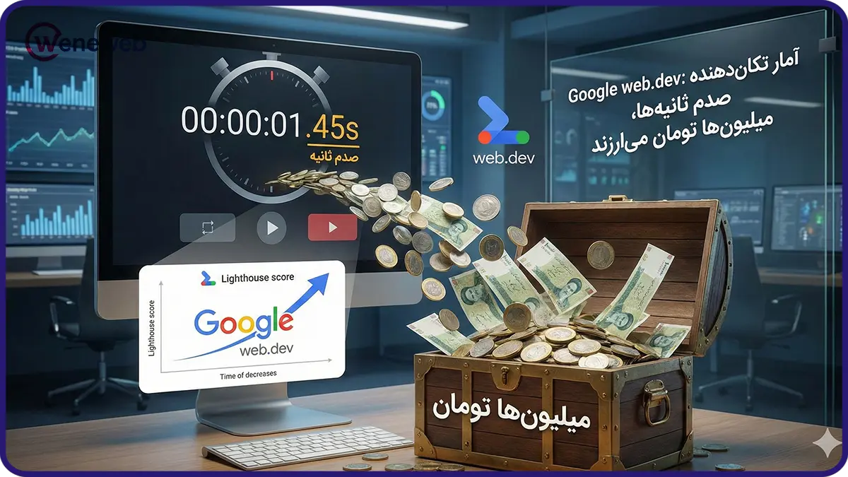 آمار تکان دهنده Google web.dev: صدم ثانیهها، میلیونها تومان میارزند