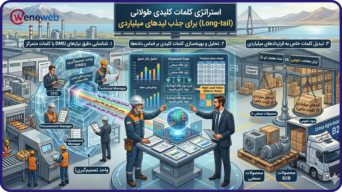 استراتژی کلمات کلیدی طولانی (Long-tail) برای جذب لیدهای میلیاردی