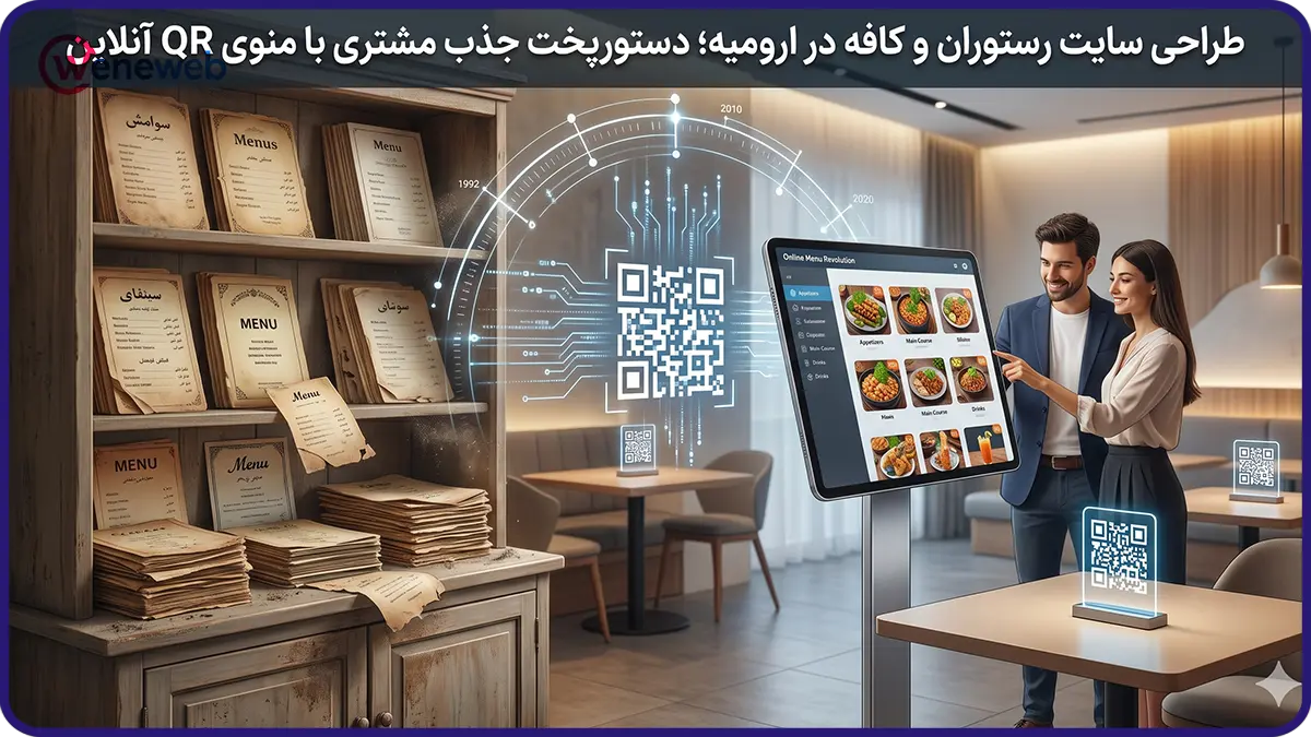 انقلاب منوی QR آنلاین؛ چرا منوهای کاغذی به تاریخ پیوستند؟
