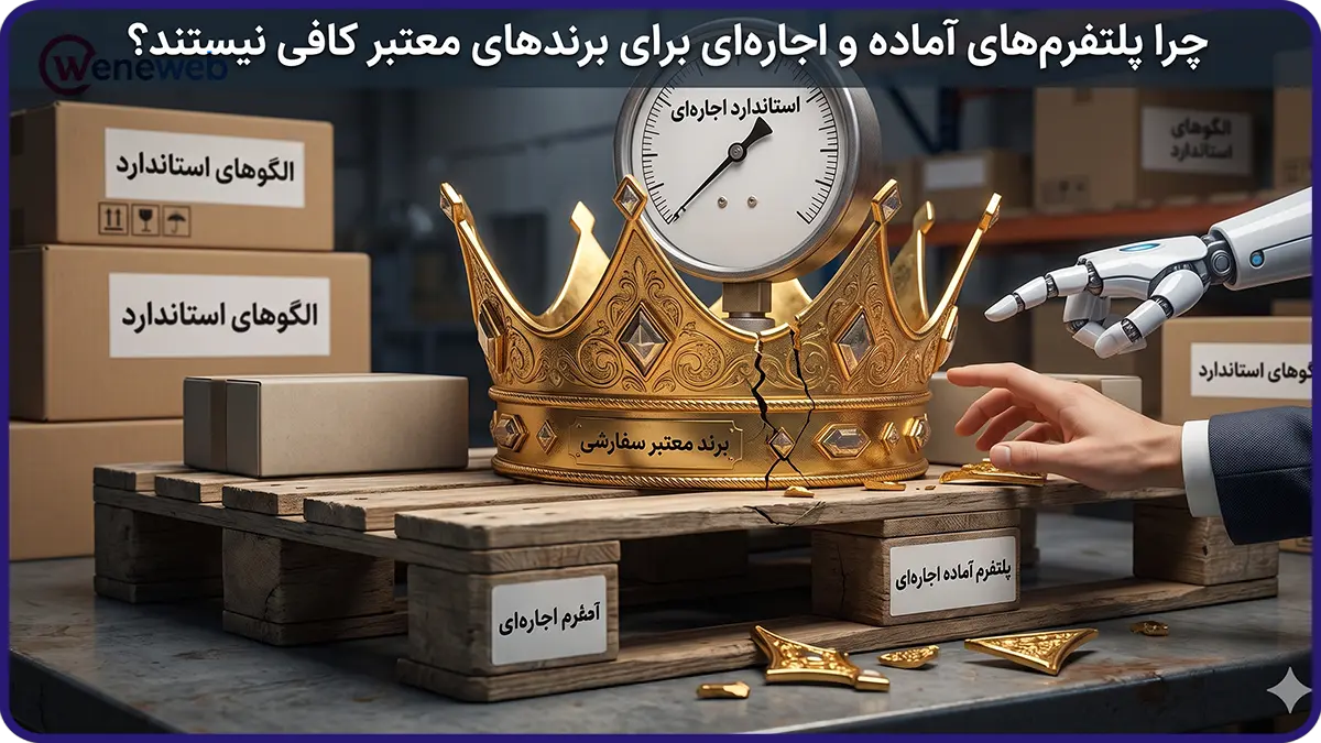 چرا پلتفرمهای آماده و اجارهای برای برندهای معتبر کافی نیستند؟