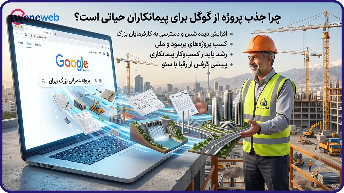 چرا جذب پروژه از گوگل برای پیمانکاران حیاتی است؟